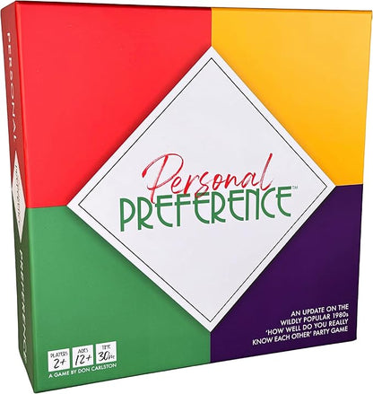 Board Game - The Original Preference Ranking Family Party Game from The 1980s with 750 All New Cards 'How Well Do You Really Know Each Other' 2-12 Players (Updated Edition)
