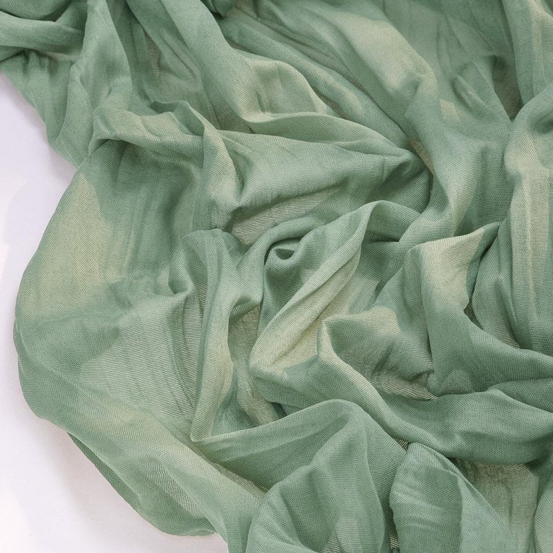 Socomi 6pcs Sage Green Cheesecloth Table Runner Summer Boho Rustic Gauze 120 inch 10FT Cheese Cloth Sheer Runner for Wedding Party Baby Shower Home Decor Holiday Decorations
