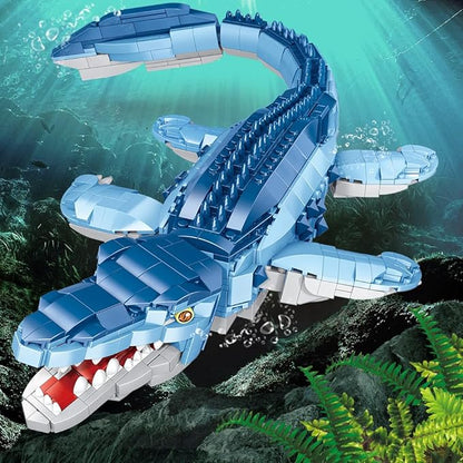 1158 Pcs Dinosaur Building Blocks Game STEM Dinosaur Toys for Kids STEM Dinosaur Toys for Children Aged 6 7 8 9 10 11 12 13 and 14Compatible with Lego