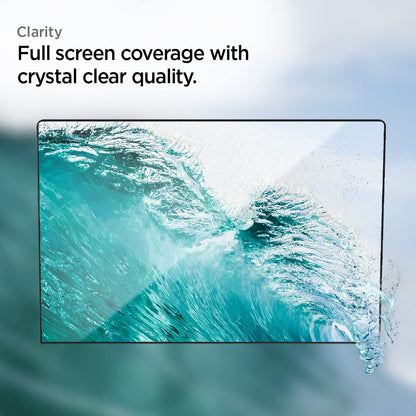 Spigen Tempered Glass Screen Protector [GlasTR Slim] Designed for MacBook Pro 16 inch (M4 Pro / M4 Pro Max / M3 series / M2 series / M1 series)