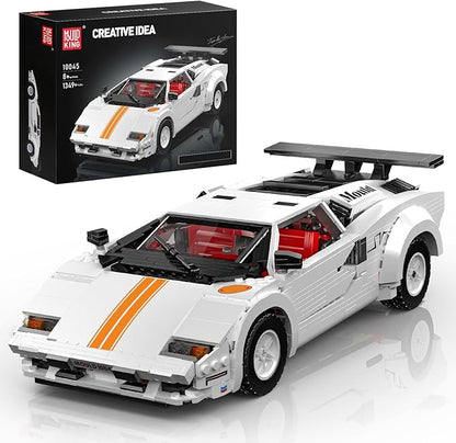 Mould King Classic Super Sports Car Building Blocks Kit MOC Racing Car Model Replica Building Set for Adults Collectible Set to Build for Kids Boys Girl 1349 Pieces