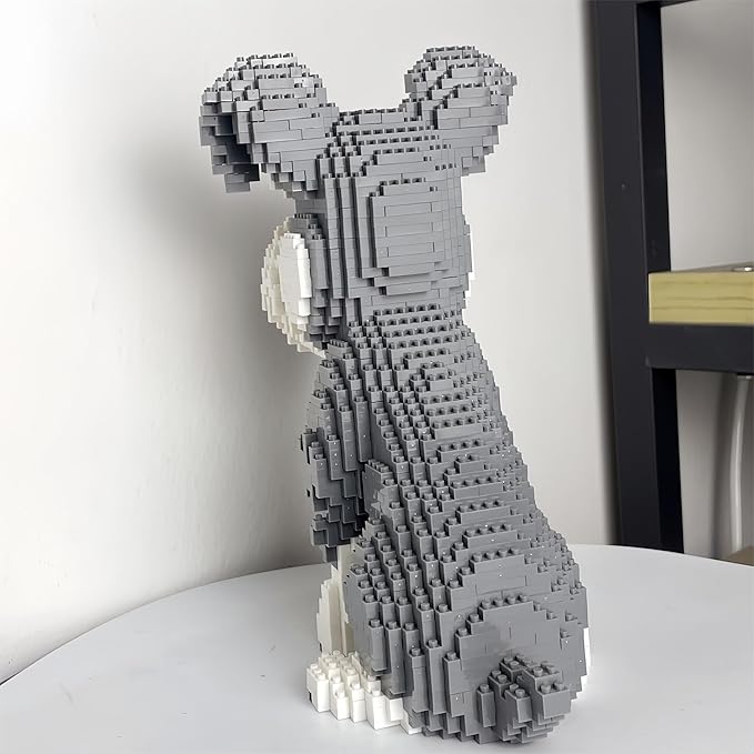 Adorable Schnauzer Dog Building Blocks Toy - Micro Mini Size Ideal for Pet Lovers and Great as Home Decor &amp Gift