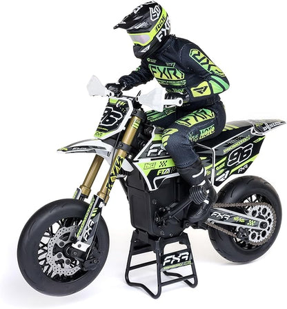 Losi Promoto-SM 1/4 Super Moto Motorcycle FXR White RTR Basic LOS-2272
