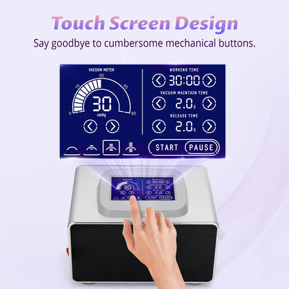 RUTAWZ Commercial Multifunction Butt Lifting Machine, 24 Cups LCD Touch Screen, Facial Care/Cupping/Breast Lift/Hip Lift/Postpartum Recovery for Salon Spa