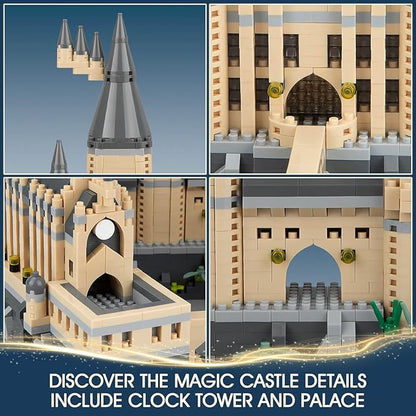 Magic CastIe BuiIding Set MOC Architecture Micro BuiIding BIocks Kit CollectibIe Model Toys Gifts Toys for Adults Teens 14+ (2680 Pieces)