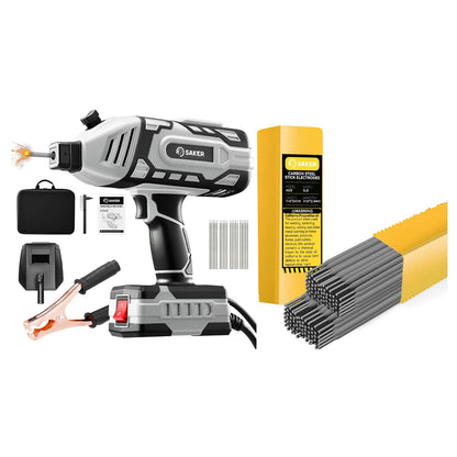 Saker Portable Electric Welding Machine-Saker E6013 Welding Rod 3/32'' 5LB Carbon Steel Stick Welding Electrodes