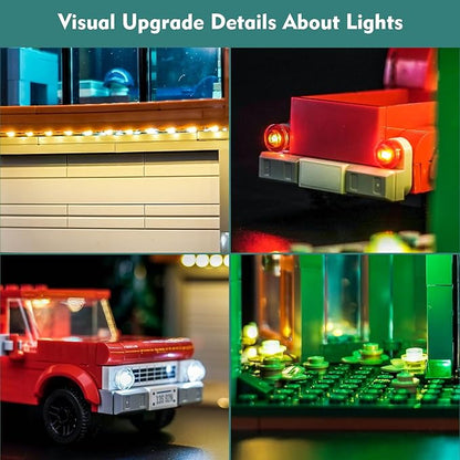 Light kit Compatible with Lego Twilight The Cullen House - No Model Only Light LED Lighting Accessories Compatible with Lego The Twilight Zone. Karen's House 21354 (RC Version)