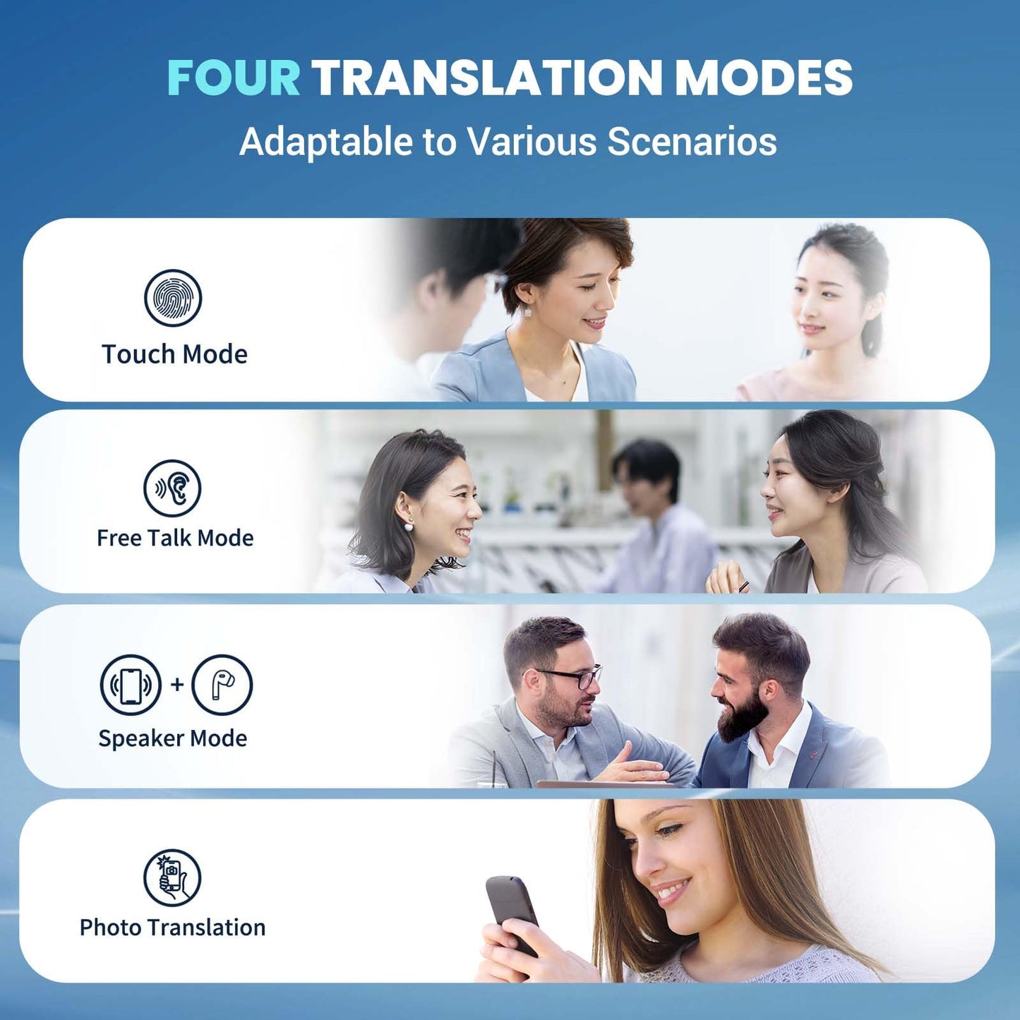 ANFIER AI Translator Earbuds Offline Translation Earbuds Real-Time Two-Way 144 Languages & Accents Bluetooth AI OWS Translating Earbuds for Travel Business Learning (AF56 Beige Online)