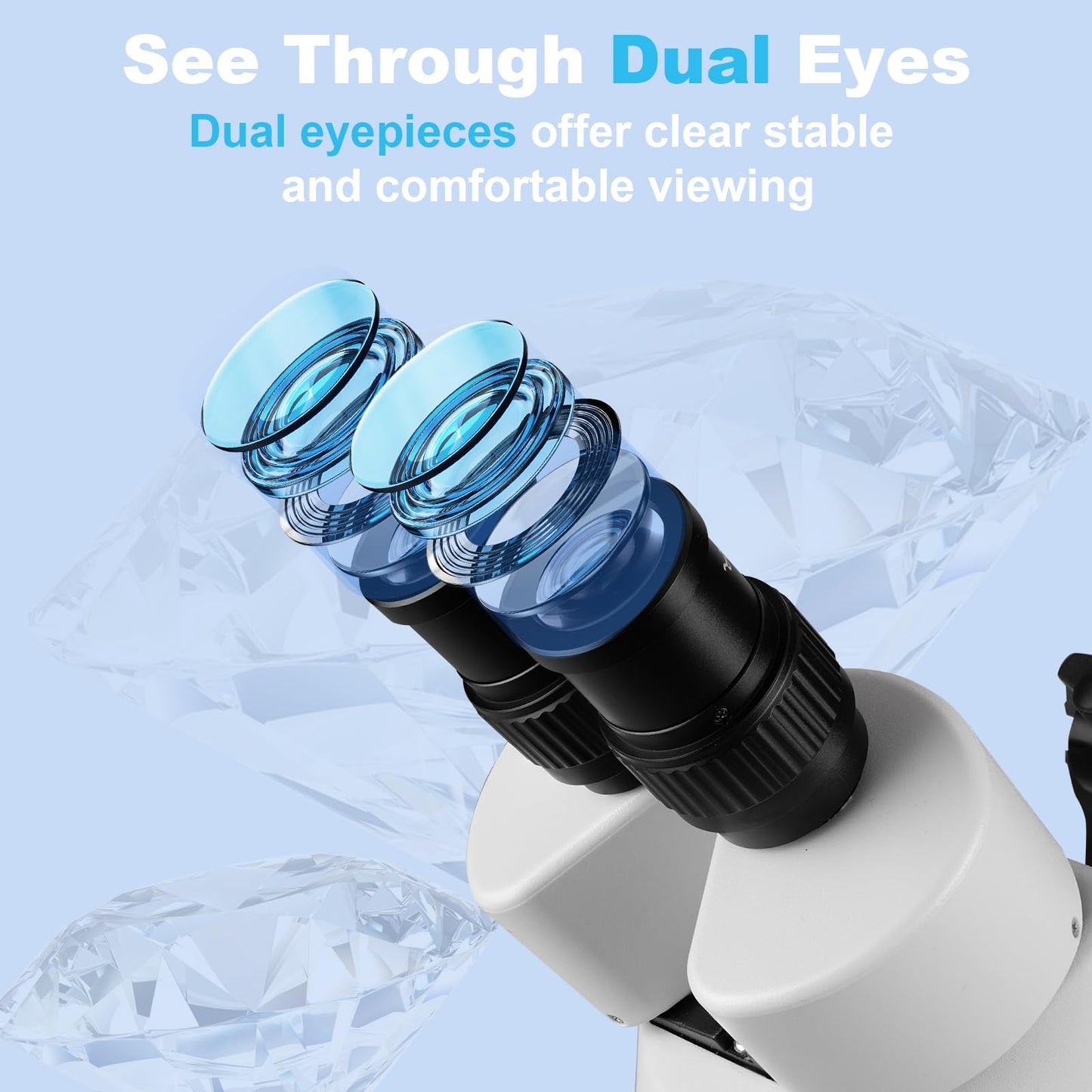ZQ-1 Jewelry Microscope with 4in Ball Vise