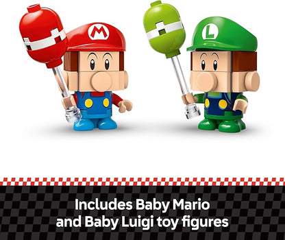 LEGO Super Mario: Mario Kart Baby Mario vs. Baby Luigi - Collectible Toy Building Set for Kids Boys and Girls Ages 8+ - Nintendo Toy for Fans - Gift Idea for Birthdays - 72034