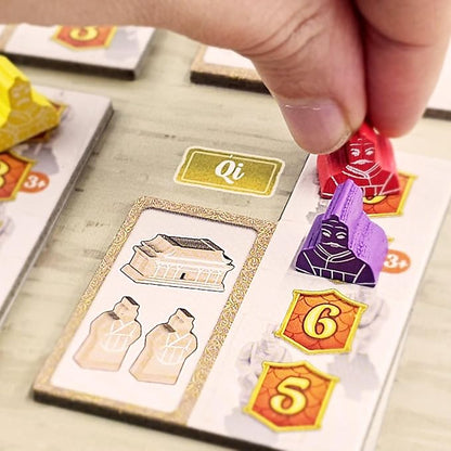 ZhanGuo: The First Empire | Heavy Strategy Game for Teens &amp Adults | Build The Ancient Chinese Empire | Intense Area Majority &amp Hand Management Board Game | Ages 14+ | 1-4 Players | 60-120 Min
