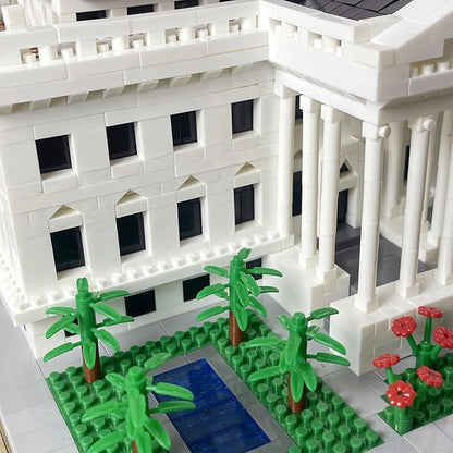 US White House Micro Mini Building Blocks Toys for Adult Perfect Replica Educational Fun Display-Worthy Masterpiece