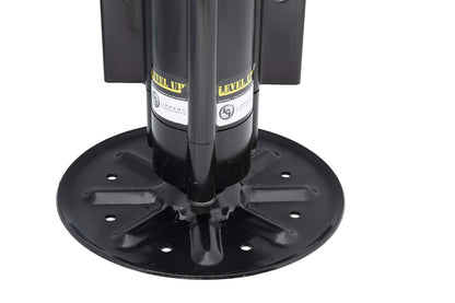 Lippert Level Up Replacement Hydraulic Landing Gear Left Jack for 5th Wheel RVs and Travel Trailers, 14,000-lbs. Lift Capacity, Aluminum, 9" Diameter Footpad, 27-7/16" Height - 433467