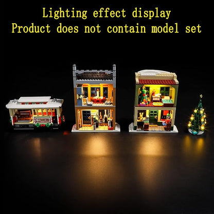 LED Light Kit Compatible with Lego Holiday Main Street - Lighting Set for Creator 10308 Building Model (Model Set Not Included)