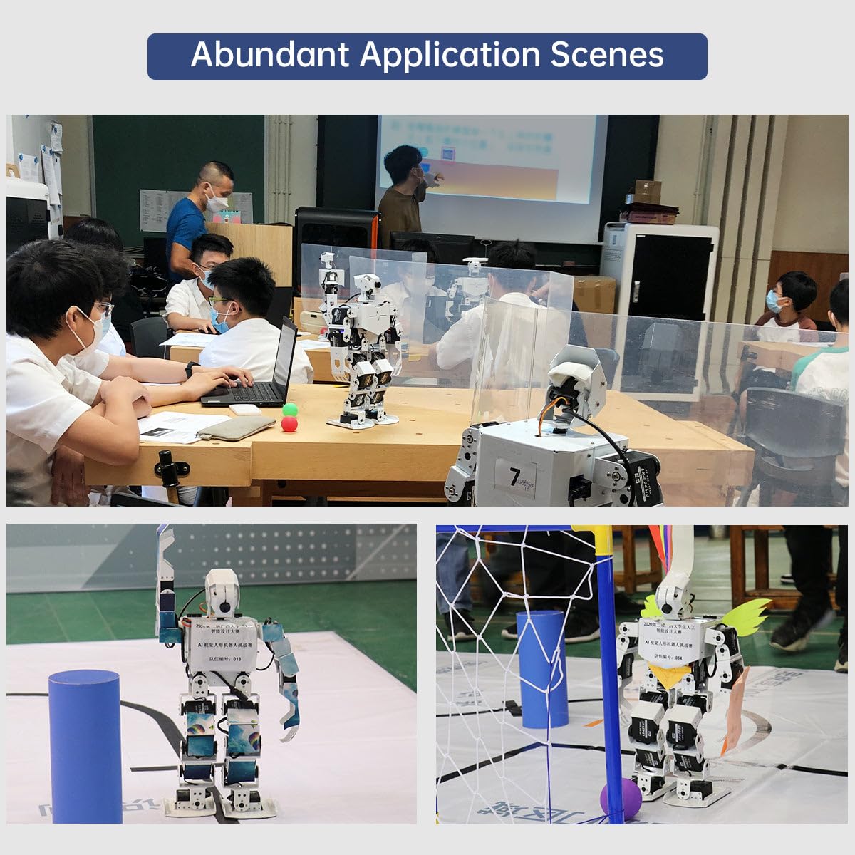 HIWONDER Humanoid Robot with ChatGPT Multimodal AI Models AI Embodied Intelligent Vision Scene Voice Understanding 20DOF Educational Robot Kit Python Programming, TonyPi Advanced & RaspberryPi 5 2GB