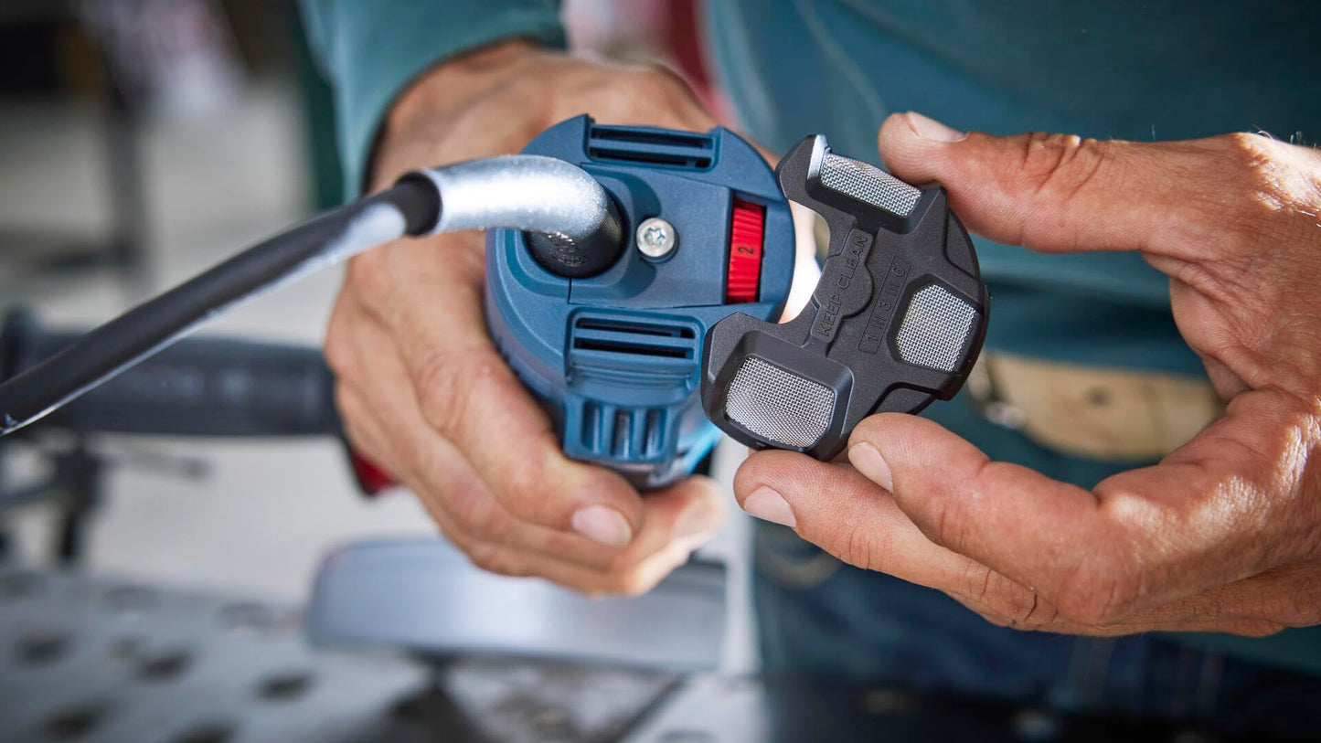 BOSCH GWS14-60PD 6 In. Angle Grinder | 13-Amp Motor, 9,700 RPM, No Lock-On Paddle Switch, Anti-Vibration Handle, KickBack Control, Soft Start, Overload Protection