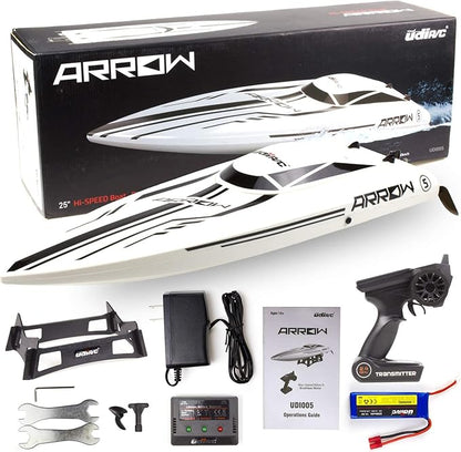 Cheerwing 25 RC Brushless 30 MPH High Speed Boat Large Racing Remote Control Boat for Adults