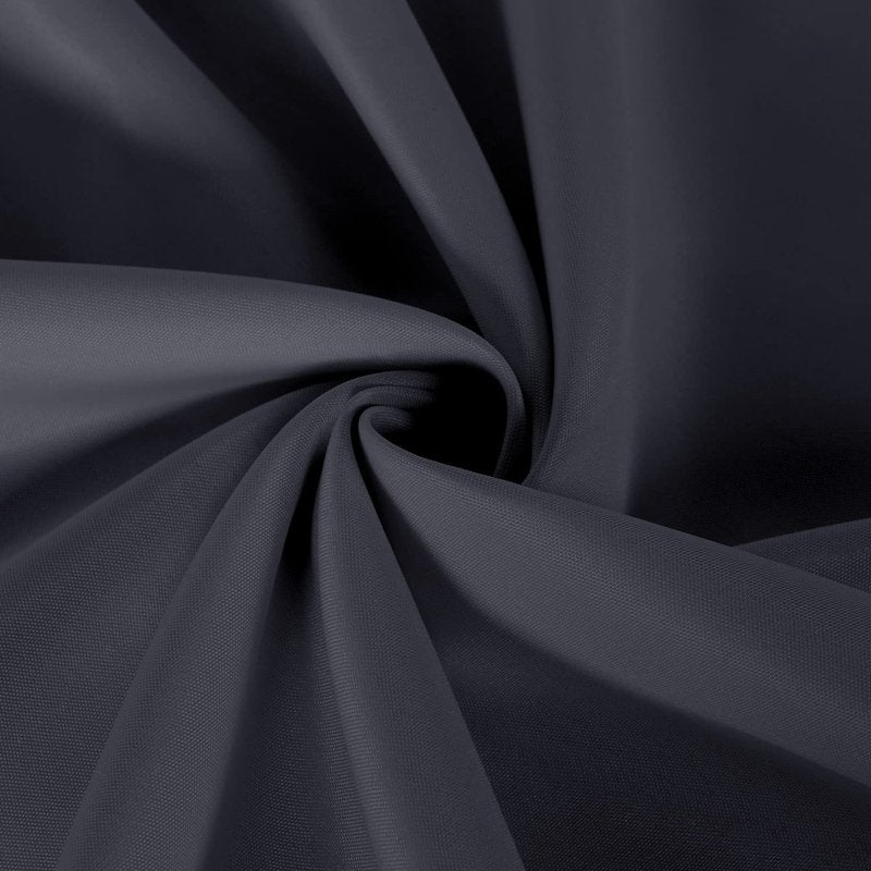 sancua 2 Pack Dark Grey Tablecloth 54 x 54 Inch, Stain and Wrinkle Resistant Square Table Cloth - Washable Polyester Table Cover for Dining Tables, Buffet Parties and Camping