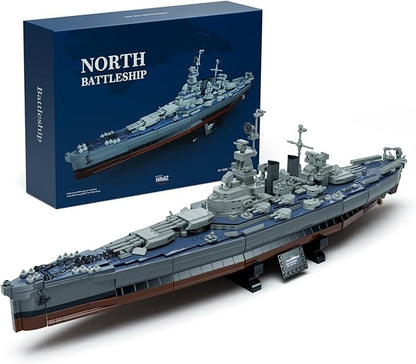 Nifeliz North Battleship Military Building Set for Adults Collectible Army Model to Build and Display Gift Ideal for Military Enthusiasts (NF10280)