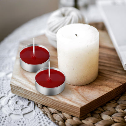Operitacx 150 Pcs Aluminum Tea Light Cups & 150 Candle Wicks - Empty Metal Tins and Wax Containers for DIY Candle Making Supplies