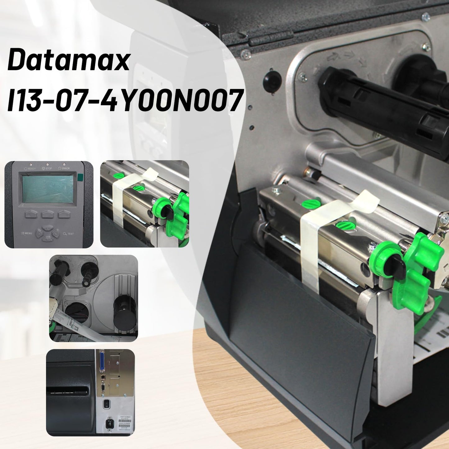 GETPARTS I13-07-4Y00N007 Datamax O'Neil I-Class I-4310E Mark II 300DPI Thermal Industrial Barcode Printer 4.10 Inch Print Width | USB 2.0 + Serial Ports RS232 + Parallel Port |