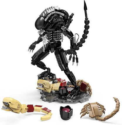 Xenomorph Action Figures Building Set with Facehugger Chestburster &amp Egg Mech Figures Model Set with Movale Joints for Classic Poses Horror Collection for Movie Fans &amp Boy Birthday Gifts f