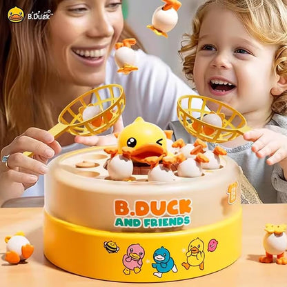 BDUCK+ Board Games for Toddlers Kids Toys Jumping Ducks Game for Kids 4-8 2 Players Family Board Game Interactive Educational Toy for Boys Girls Birthday Gifts for Age 3 &amp Up