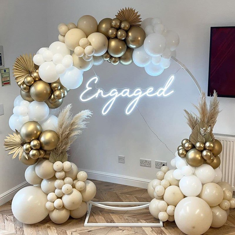 PartyWoo White Sand Balloons 100pcs 12 Inch Off White Beige Cream Ivory Boho Neutral Latex Balloons for Wedding Graduation Baby Shower Anniversary Engagement Birthday Party Decorations White-F12