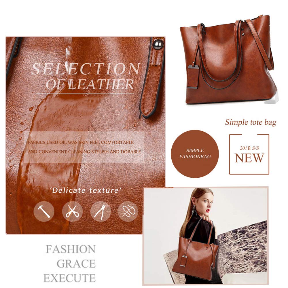 ALARION Women Top Handle Satchel Handbags Shoulder Bag Messenger Tote Bag Purse