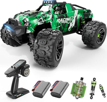 36KMH 1:18 Remote Control Car RC Cars Truck for Adults Boys Age 8-12 Kids All Terrain 4X4 High Speed Fast Off-Road Electric VehicleFull Proportional Synchronous Control System 2.4GHz