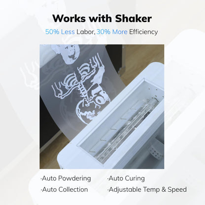 INKSONIC A3+ DTF Printer with F1080 Anti-Clog Printhead, 13" T-Shirt Printer Machine Bundle with Laptop & Supply, 2X Faster Than L1800/R1390, 2026 Upgraded H13 with CISS & 24/7 Auto Maintenance