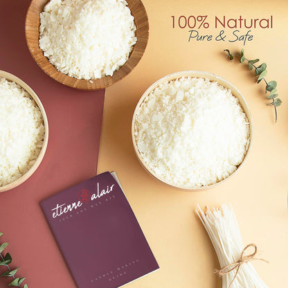 Etienne Alair Organic Soy Candle Wax for Candle Making, 30 lbs Natural Candles Making Supplies, Beeswax-Free, Paraffin-Free, Pure Soy Wax Flakes Perfect for Candles, Tealights and Melts