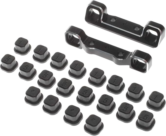 TEAM LOSI RACING Adjustable Pivot Set C &amp D Black 22 5.0 TLR334062 Electric Car/Truck Option Parts