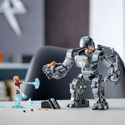 LEGO Marvel Iron Man Monger Mayhem Set 76190 Avengers Mech Building Toy Action Figure with Iron Man Obadiah Stane and Pepper Potts Minifigures Gift for 9 Plus Year Old Boys and Girls