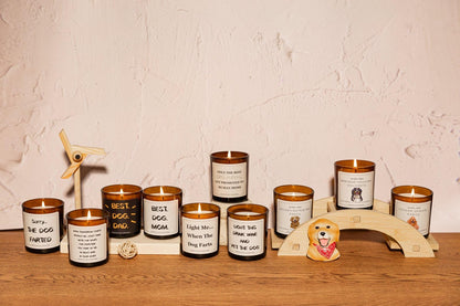 Bernese Mountain Dog Gifts & Decor, Dog Mom Gifts for Women, Smells Like Bernese Mountain Farts Candle - Lavender & Eucalyptus, Crafted by Natural Soy Wax & Natural Essential Oils