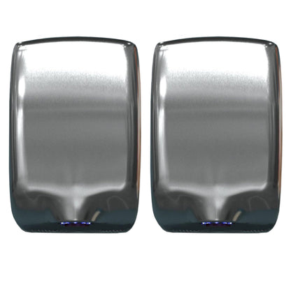 EnBath Commercial Hand Dryer (2-Pack) - Electric Hand Dryers for Bathrooms– High Speed (224 MPH) Stainless Steel Air Hand Dryer with Air Filter, Optional Energy-Saver Mode, Speed/Volume Control