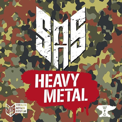 Word Forge Games: SAS Rogue Regiment - Heavy Metal Expansion - Strategy Board Game WWII Stealth Action Military Theme Ages 14+ 1-4 Players 60 Min