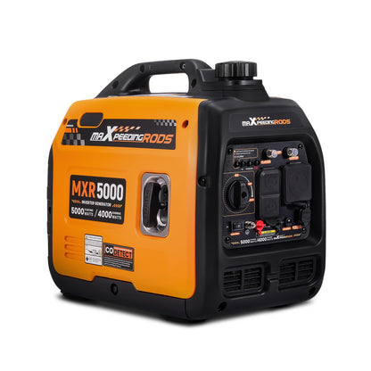 maXpeedingrods 5000 Watt Portable Inverter Generator, Gas and Power Generator, RV-Ready, Quiet and Lightweight for RV Camping