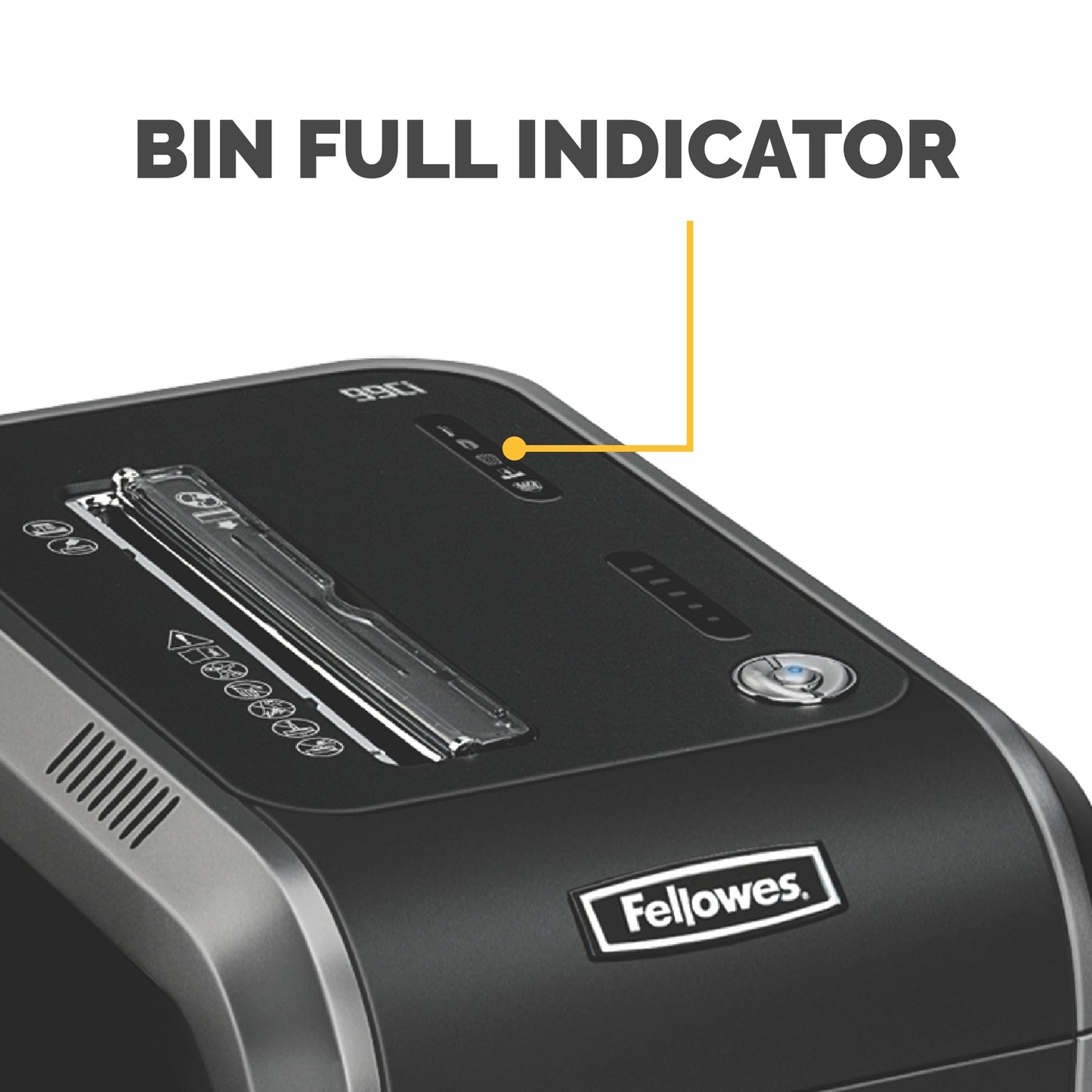 Fellowes Powershred 99Ci 18-Sheet 100% Jam-Proof Heavy Duty Crosscut Paper Shredder Machine for Office and Home, Black/Gray 3229912