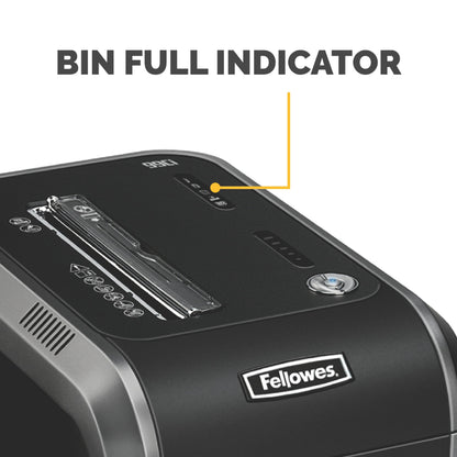 Fellowes Powershred 99Ci 18-Sheet 100% Jam-Proof Heavy Duty Crosscut Paper Shredder Machine for Office and Home, Black/Gray 3229912