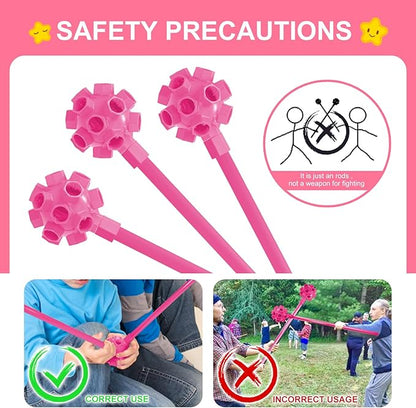 SpringFlower Fort Building Kit for KidsSTEM Construction Toys Educational Gift for 4 5 6 7 8 9 10 11 12 Years Old Boys and GirlsUltimate Creative Set for Indoor &amp Outdoors Activity200 PcsPink