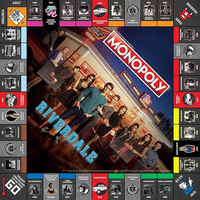 Monopoly Riverdale Board Game | Official Riverdale Merchandise | Based On The Popular CW Show Riverdale | A Great Riverdale Gift for Show Fans