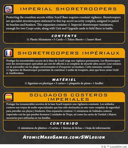 Asmodee Star Wars: Legion Imperial Shoretroopers - Corps &amp DF-90 Mortar Detachment Tabletop Miniatures Game Strategy Game for Kids and Adults Ages 14+ 2 Players 3 Hour Playtime