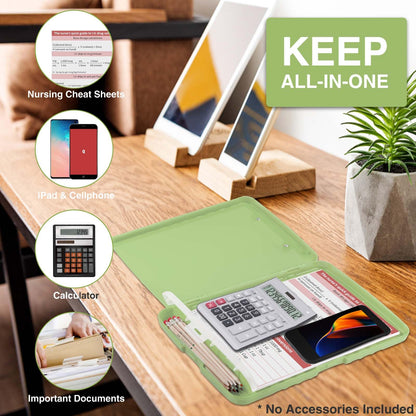 Sooez Clipboards with Storage, High Capacity Clip Boards 8.5x11 with Storage, Heavy Duty Nursing Clipboard Folder, Plastic Clipboard with Pen Holder for Women Teachers Work, School & Office Supplies