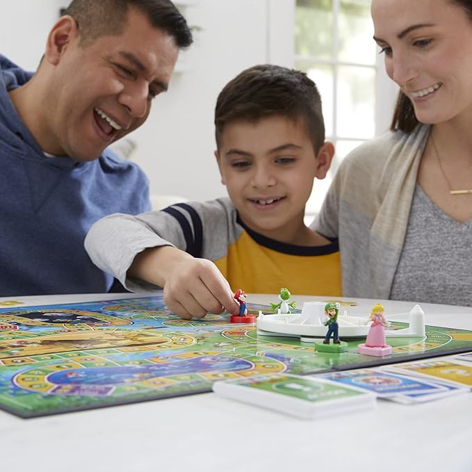 Hasbro Gaming The Game of Life: Super Mario Edition Board Game for Kids Ages 8 and Up Play Minigames Collect Stars Battle Bowser