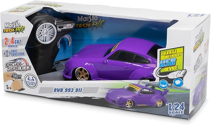 Maisto Tech R/C 1:24 Premium RWB 993 911 Purple