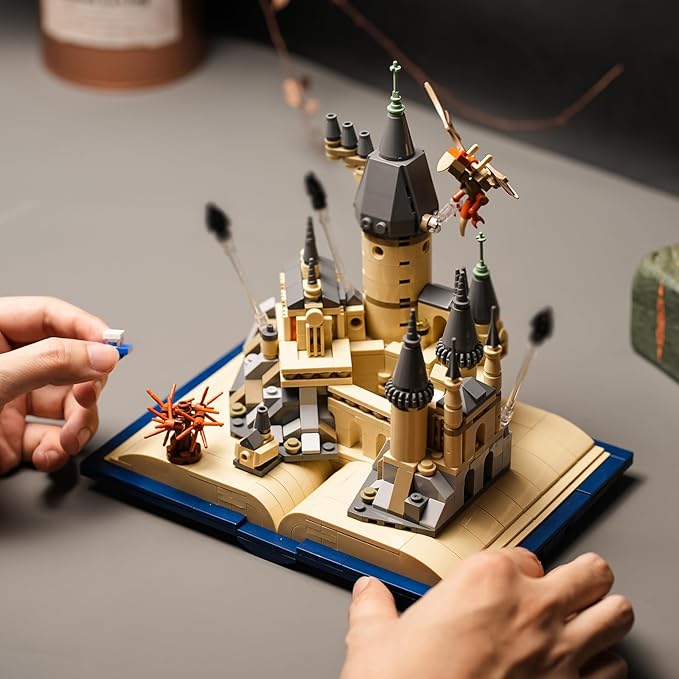 Castle Book Building Set Compatible with Lego for AdultsMedieval Modular House Building Kit for Boys and Girls ChristmasHalloweenBirthday Gifts 727 pcs