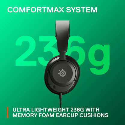 SteelSeries Arctis Nova 1X Gaming Headset - Signature Arctis Sound - ClearCast Gen 2 Mic - Xbox Series X|S, PC, PlayStation, Switch, and Mobile