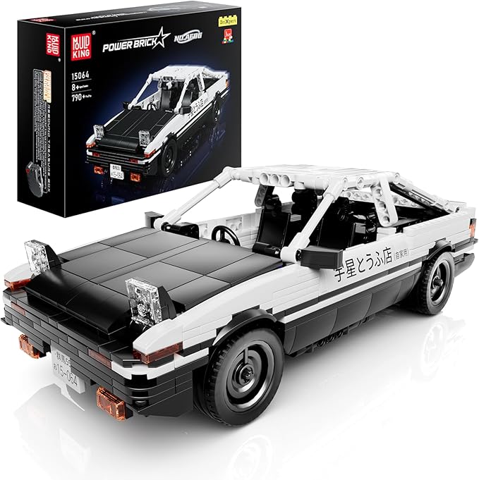 Mould King Race Car Model Kit Pull Back Racing Vehicle Cars Model Building Sets Collectible Speed Champion Car Toys Building Blocks for Adults and Kids 8+