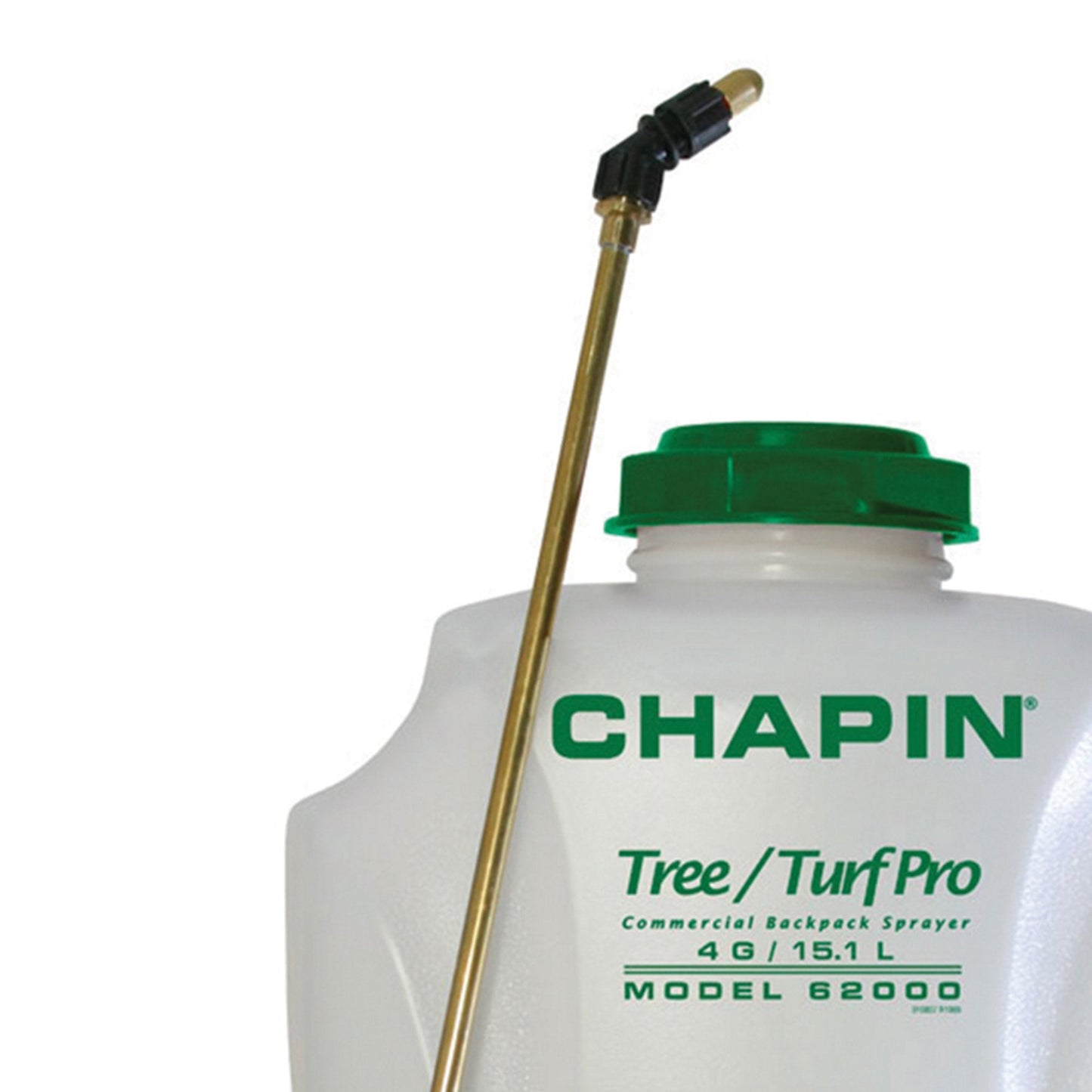 Chapin International Chapin 62000 Tree/Turf Pro Commercial Backpack Sprayer with Control Flow Valve Technology for Fertilizer, Herbicides and Pesticides, 4 gal, Translucent White